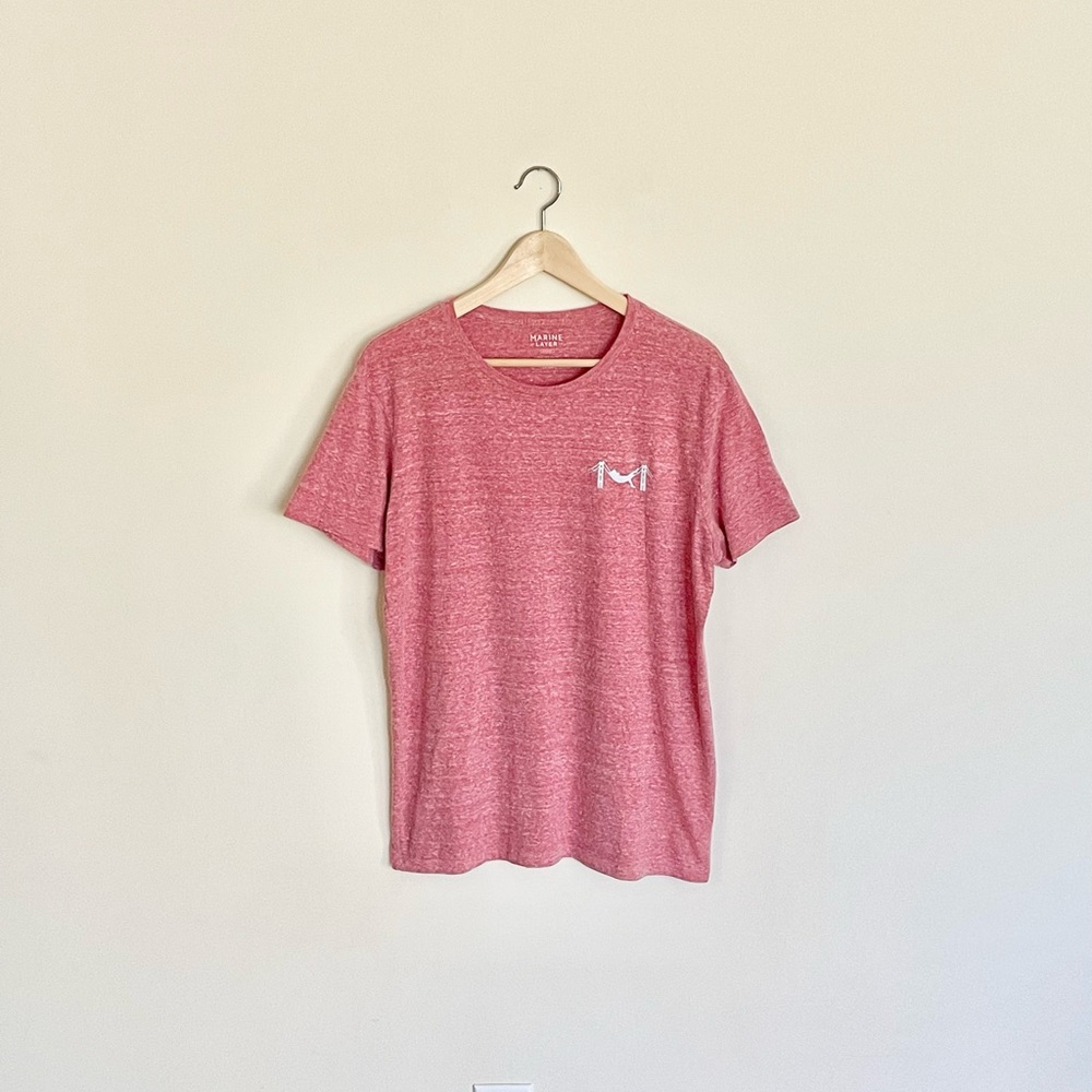 Marine Layer Hammock T Shirt Haute Red Men’s size M/L Marge